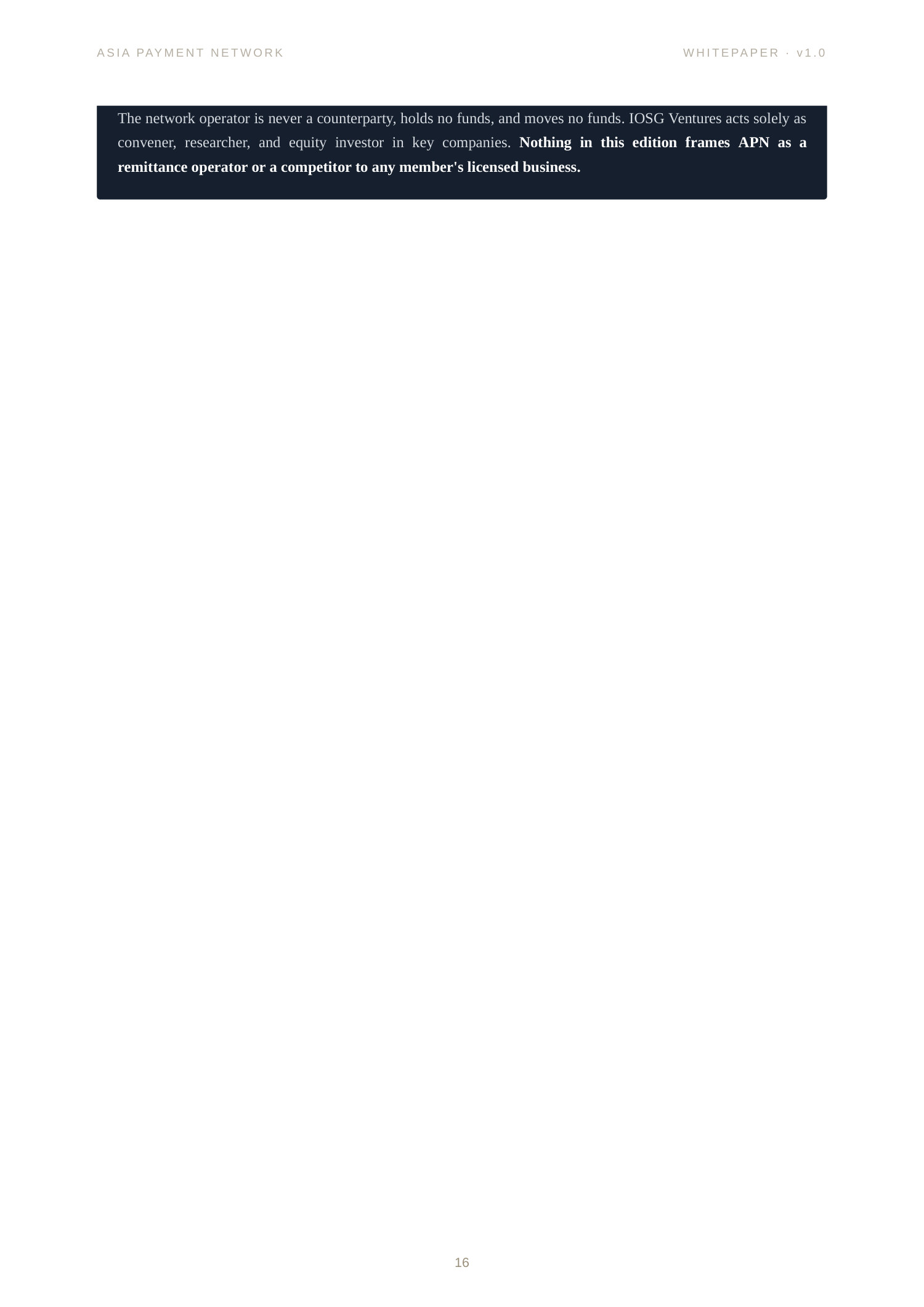 Asia Payment Network Whitepaper page 16