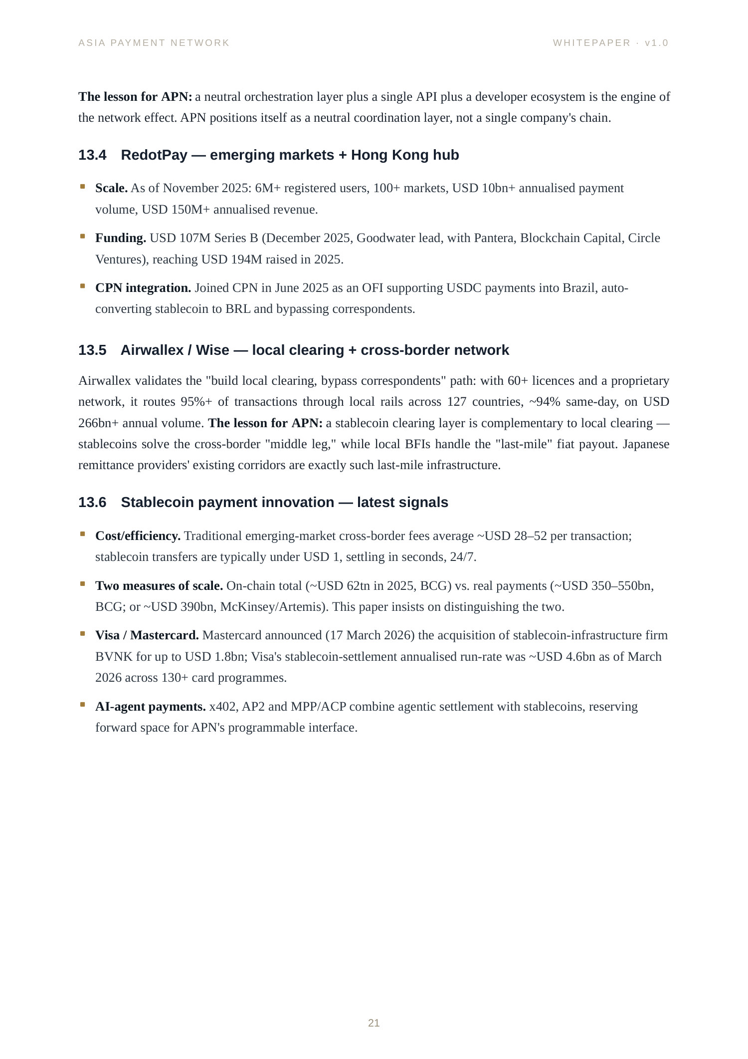 Asia Payment Network Whitepaper page 21