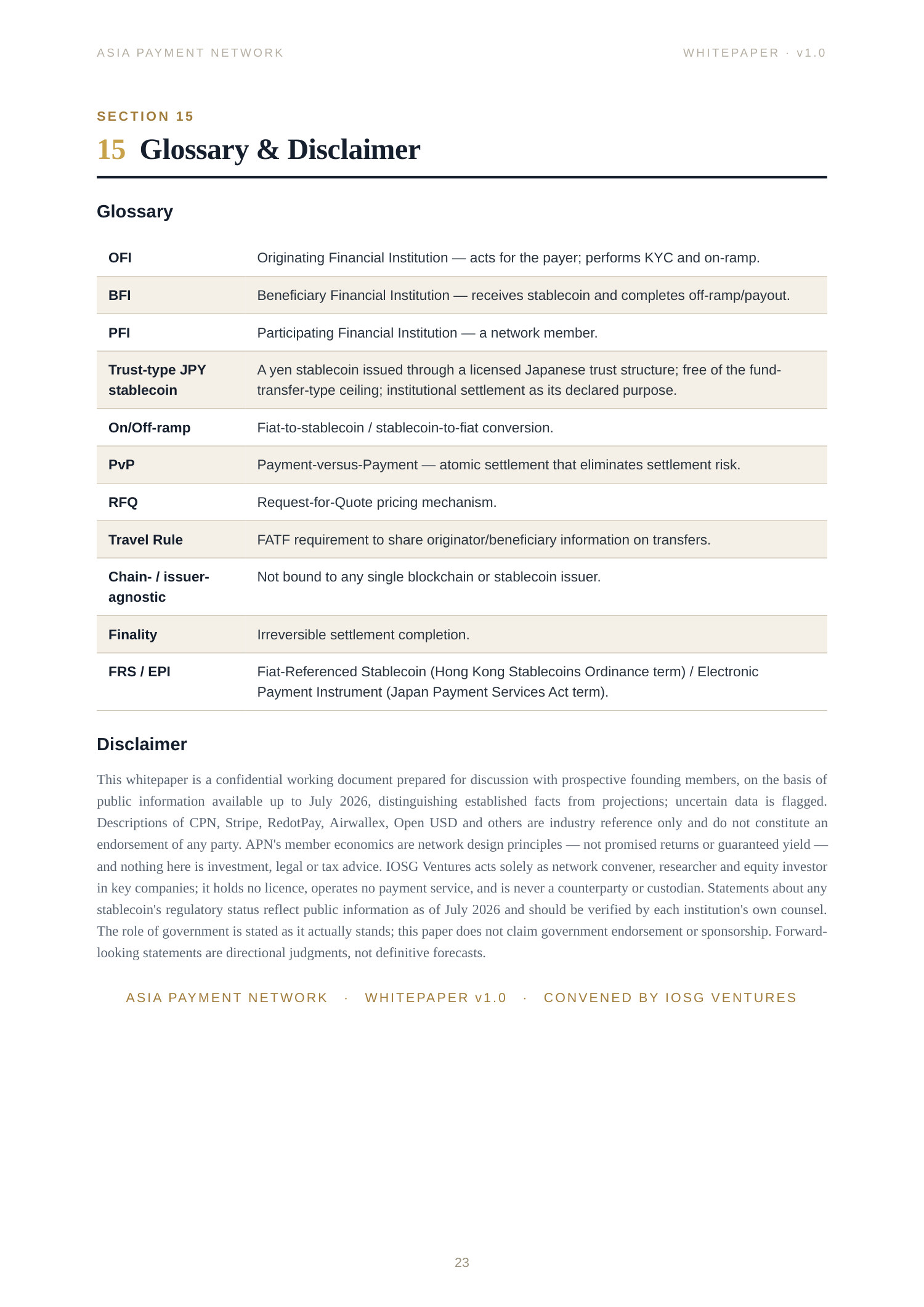 Asia Payment Network Whitepaper page 23